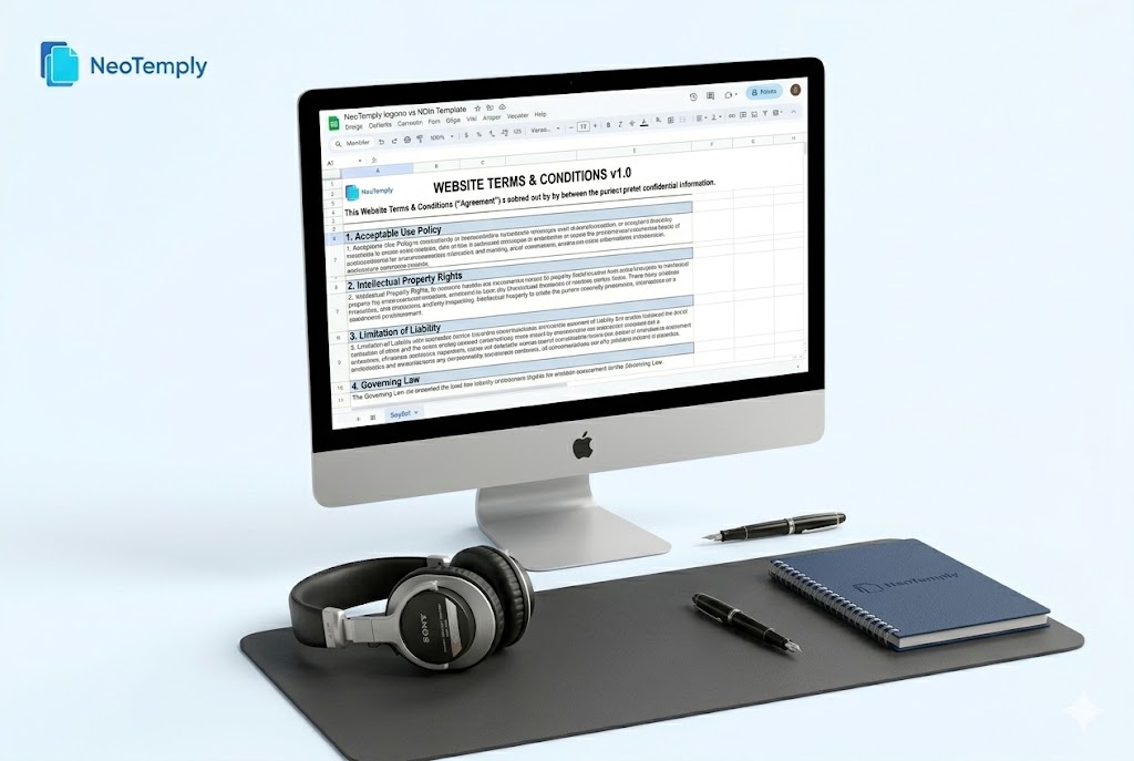 Website Terms and Conditions v1.0 - Online Platform Legal Terms